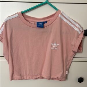 Adidas Light Pink Crop Top